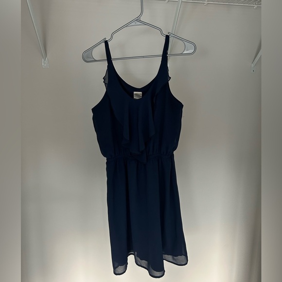 ❤️2/20-Elegant Navy Blue Sleeveless Dress - Picture 2 of 5